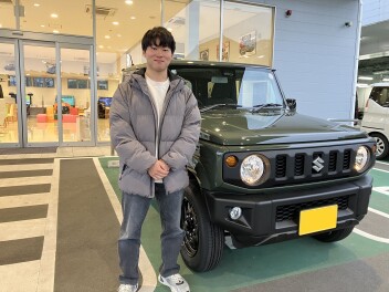 お待たせいたしました、ジムニーの納車です