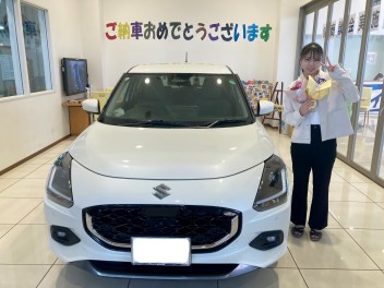 スイフトMZご納車です！！いつもありがとうございます！！