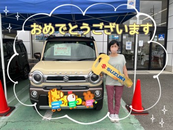 Ｍ様、ハスラーのご納車おめでとうございます！