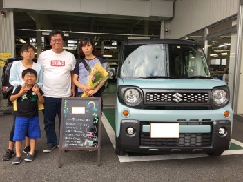 スペーシアギア　納車させて頂きました＼(^o^)／