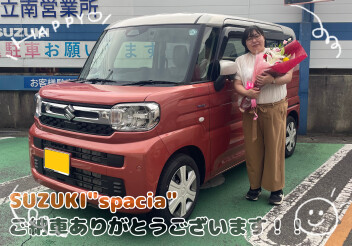 スペーシア　ご納車させて頂きました！！