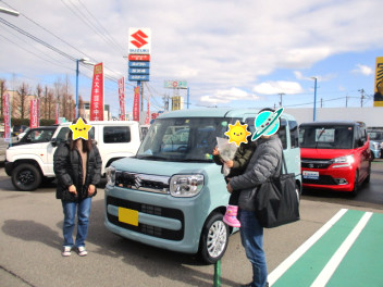 スペーシアご納車致しました♪