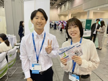 『マイナビ』就職EXPO～inインテックス大阪～若手社員もきてくれました(*‘∀‘)