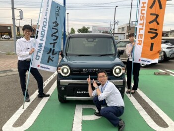 新型ハスラーの試乗車きましたー！！