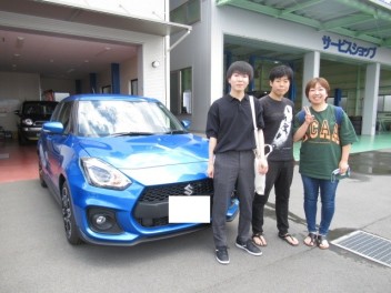 スイフトスポーツ　納車式です！