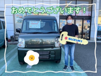 Ｈ様、エブリイのご納車おめでとうございます！