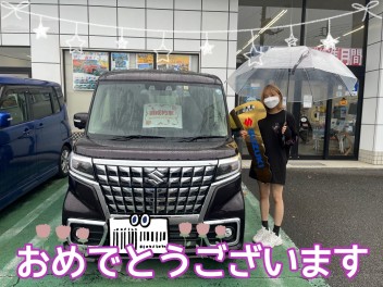 Ｋ様、スペーシアカスタムのご納車おめでとうございます！