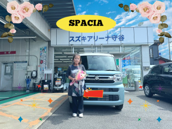 M様、スペーシアご納車おめでとうございます！