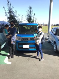 スペーシアご納車おめでとうございます