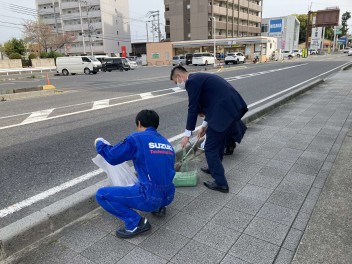 スタッフ全員で清掃活動をしました！