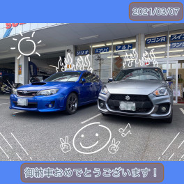 スイフトスポーツのご納車です☆彡