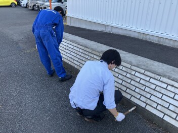 今日は奉仕活動！
