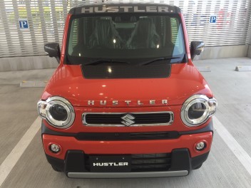 ハスラー新車ご納車前に写真撮らせていただきました！！