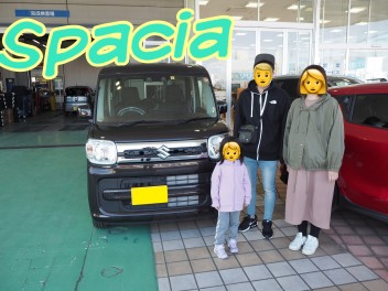 いつもお世話になっているＮ様にスペーシアを納車しました！