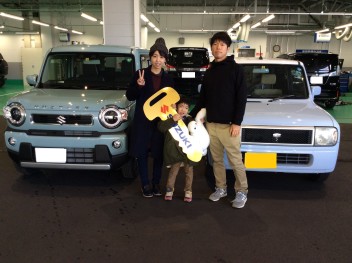 新型ハスラーご納車おめでとうございます！！