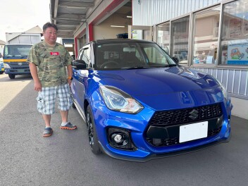 スイフトスポーツ　ファイナルエディション　ご納車させていただきました！