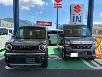新型ハスラー＆エブリィワゴンの新色試乗車♪♪