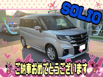 W様、ソリオご納車おめでとうございます＾＾