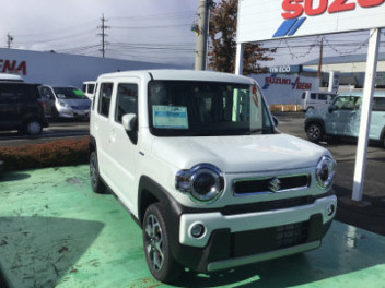 展示車　ハスラー入庫しております！