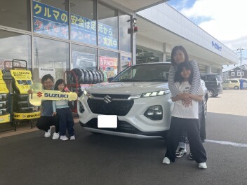 新型フロンクス、ご納車おめでとうございます♪