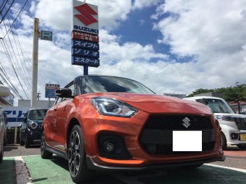 Ｓ様、スイフトスポーツご納車！