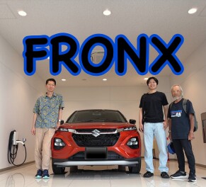 フロンクスを納車させていただきました☆