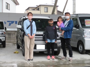 ハスラーJスタイルのご納車、おめでとうございます!!