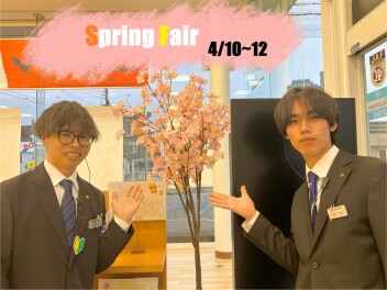 今週末は、スプリングフェア♪