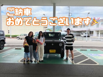 ジムニーご納車おめでとうございます！！