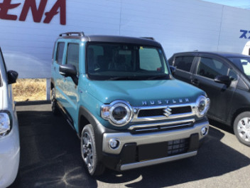 注文車　ハスラーＪスタイル到着しております♪