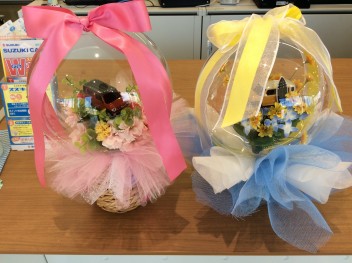 お客様にバルーンアートをいただきました