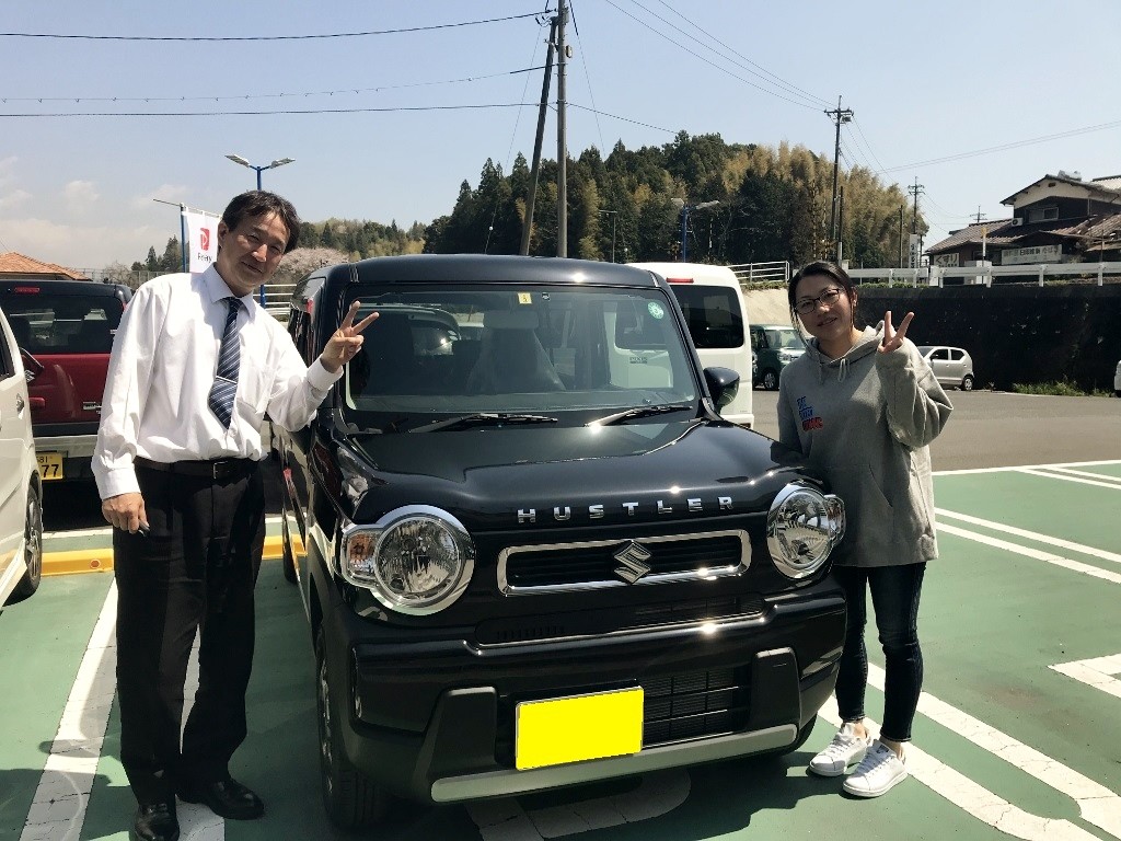新型ハスラー Hybrid G 納車 納車ギャラリー お店ブログ 株式会社高野山スズキ スズキアリーナ熊毛