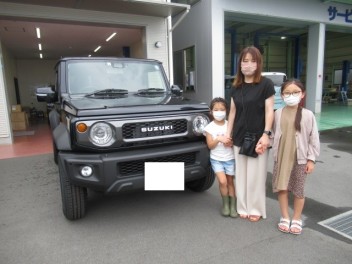 ジムニーシエラ　納車式です！