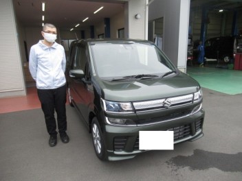 ワゴンＲハイブリッドＦＺ　納車式です！！