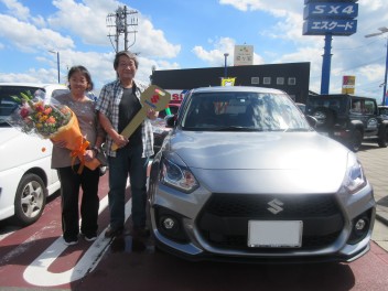 スイフトスポーツ納車です★