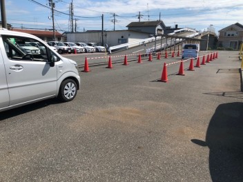 衝突被害軽減ブレーキ体験会♪