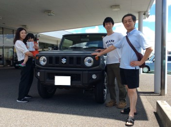 ジムニーご納車おめでとうございます♪