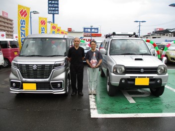 スペーシアご納車いたしました☆