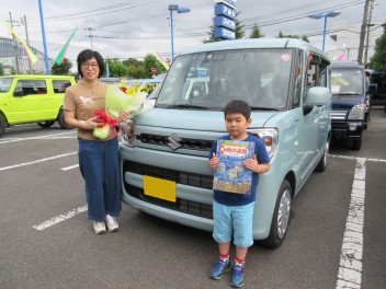 A様の新しい家族！スペーシアご納車です☆