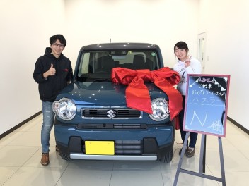 新型ハスラーご納車！！