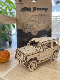 『ジムニー木製フィギュア』作りをしました