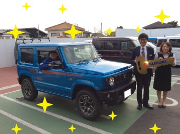 ジムニーヘリテージスタイルご納車です。