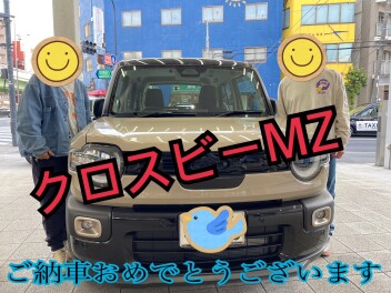 クロスビーご納車させて頂きました