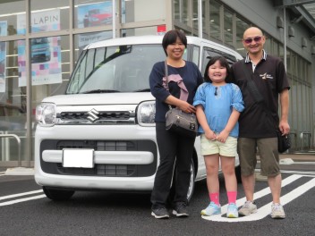 スペーシアご納車、おめでとうございます!!