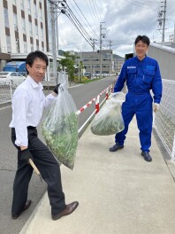 環境美化活動を行いました！