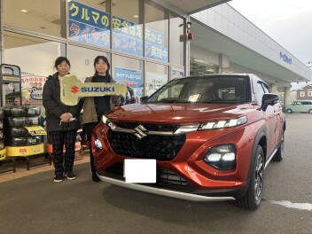 フロンクス、ご納車おめでとうござます♪