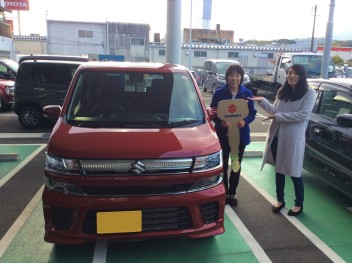 乗り心地がいちばん！　ワゴンＲご納車♪