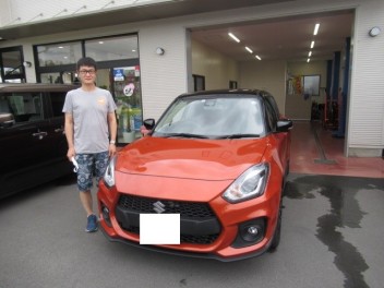 スイフトスポーツ　6AT納車式です！