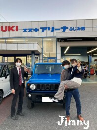 ジムニーご納車おめでとうございます！