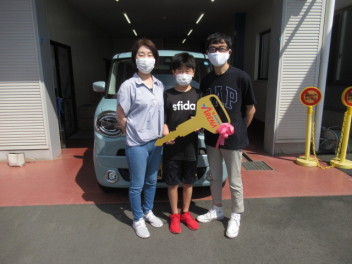 ワゴンＲスマイル納車